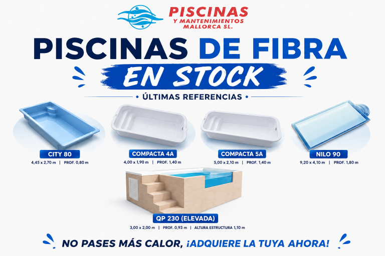 piscinas de fibra en mallorca y baleares